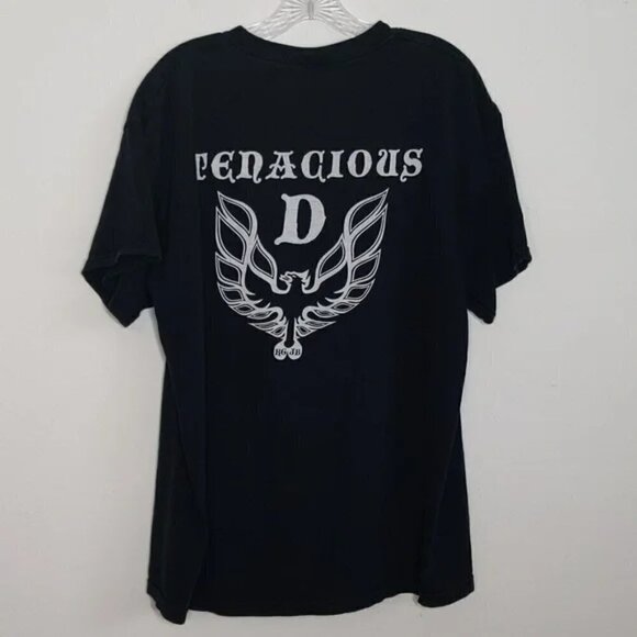 TENACIOUS D Crew Shirt XL Firebird Graphic T Shirt Roadie Stage Tech - Picture 1 of 4